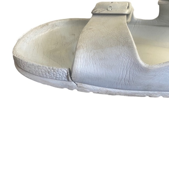 Birkenstock Grey Foam Arizona Ava Double Strap Sandals Size 40 9.5 - Picture 6 of 6